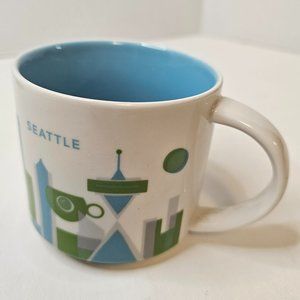 Starbucks You Are Here Collection Seattle Mug Ceramic Cup 14oz 2013